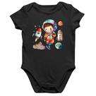 Body Bebê Algodão Astronauta Criança e Foguetes - Foca na Moda
