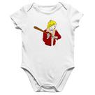 Body Bebê Algodão Baseball Girl - Foca na Moda