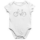 Body Bebê Algodão Bicicletas e Símbolos - Foca na Moda