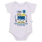 Body Bebê Algodão Bodie Roupa Macio Estampa Dia Dos Pais