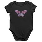 Body Bebê Algodão Borboleta Lilás - Foca na Moda