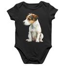 Body Bebê Algodão Cachorro Jack Russell Terrier - Foca na Moda