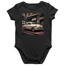 Body Bebê Algodão Carro retrô branco - Foca na Moda