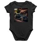 Body Bebê Algodão Carro vintage na cidade - Foca na Moda