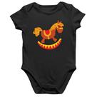Body Bebê Algodão Cavalo Balanço - Foca na Moda