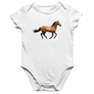 Body Bebê Algodão Cavalo Correndo - Foca na Moda