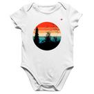 Body Bebê Algodão Floresta Vintage Sunset - Foca na Moda