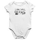 Body Bebê Algodão I Can. I Will. End Of Story - Foca na Moda Body Bebê Algodão I Can. I Will. End Of Story - Foca na Moda