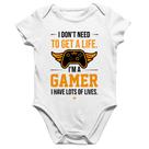 Body Bebê Algodão I'm a gamer, I have lots of lives - Foca na Moda