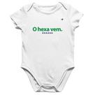 Body Bebê Algodão O hexa vem - Foca na Moda