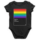 Body Bebê Algodão Rainbow is the new black - Foca na Moda