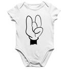 Body Bebê Algodão Rock Hand - Foca na Moda
