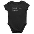 Body Bebê Algodão Santa I can explain - Foca na Moda