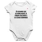 Body Bebê Algodão Tô achando que os humilhados já foram exaltados - Foca na Moda