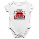Body Bebê Algodão Vintage Classic Car - Foca na Moda