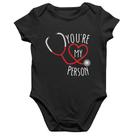 Body Bebê Algodão You're My Person Coração - Foca na Moda Body Bebê Algodão You're My Person Coração - Foca na Moda