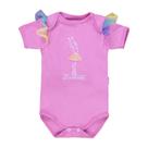 Body Bebê Bailarina Rosa com Tule