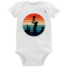 Body Bebê Basquete Vintage Sunset - Foca na Moda