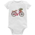 Body Bebê Bicicleta Vintage Romântica - Foca na Moda