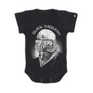Body Bebê Black Sabbath Preto