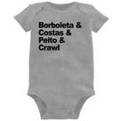 Body Bebê Borboleta & Costas & Peito & Crawl - Foca na Moda