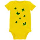 Body Bebê Borboletas Azuis - Foca na Moda