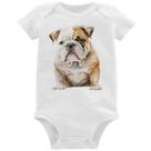 Body Bebê Bulldog-Inglês - Foca na Moda