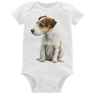 Body Bebê Cachorro Jack Russell Terrier - Foca na Moda
