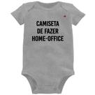 Body Bebê Camiseta de fazer home-office - Foca na Moda