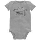 Body Bebê Cat Dad - Foca na Moda