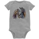 Body Bebê Cavalo e Égua - Foca na Moda