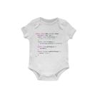 Body Bebê Code Java Try to Sleep - Branco - P