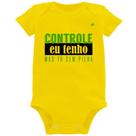 Body Bebê Controle eu tenho, mas tá sem pilha - Foca na Moda