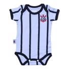 Body Bebê Corinthians Jogo Branco Oficial
