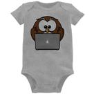Body Bebê Coruja Internauta - Foca na Moda