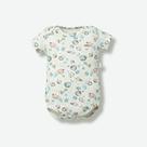 Body Bebê Curto Menino Estampado Espacial - Hug Tamanho:RNCor:Off White Body Bebê Curto Menino Estampado Espacial - Hug Tamanho:RNCor:Off White