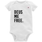 Body Bebê Deus me free - Foca na Moda