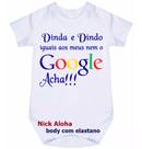 body bebê dinda e dindo iguais aos meus nem o google acha cód 9653