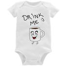 Body Bebê Drink Me - Foca na Moda Body Bebê Drink Me - Foca na Moda