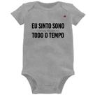 Body Bebê Eu sinto sono, todo o tempo - Foca na Moda