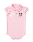 Body Bebê Fluminense Polo Rosa Manga Curta - Torcida Baby Body Bebê Fluminense Polo Rosa Manga Curta - Torcida Baby