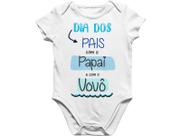 Body Bebê Frases Meu Primeiro Dia Dos Pais Com Meu Papai Branca