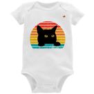 Body Bebê Gato Vintage Sunset - Foca na Moda