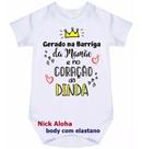 body bebê gerado na barriga da mamãe e no coração da dinda cód 9655