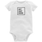Body Bebê Get Shit Done - Foca na Moda Body Bebê Get Shit Done - Foca na Moda
