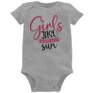Body Bebê Girls Just Wanna Have Sun - Foca na Moda