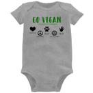 Body Bebê Go Vegan Símbolos - Foca na Moda Body Bebê Go Vegan Símbolos - Foca na Moda