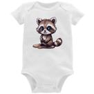 Body Bebê Guaxinim Fofinho - Foca na Moda Body Bebê Guaxinim Fofinho - Foca na Moda