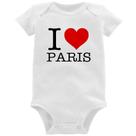 Body Bebê I love Paris - Foca na Moda