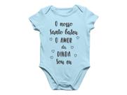 Body Bebê Infantil Amor da Dinda Promovida Madrinha Azul bebê